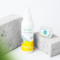 TOSCA Paket Bundling Deodorant Baby Fresh + Batu Tawas Perawatan Ketiak Alami