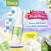 Natural Deodorant Spray 60ml Tosca Deodorant Floral Series Tawas Cair Alami Mencegah Bau Ketiak