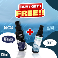 Buy 1 Get 1 Free TOSCA Natural Deodorant Spray 100ml Deo Fresh Man Deodorant Tawas Pria