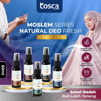 Natural Deodorant Spray 60ml Tosca Deodorant Moslem Tawas Cair Ampuh Mencegah Bau Ketiak