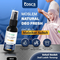 Natural Deodorant Spray 60ml Tosca Deodorant Moslem Tawas Cair Ampuh Mencegah Bau Ketiak