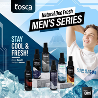 TOSCA Natural Deodorant Spray 100ml Deo Fresh Man Deodorant Tawas Cair Khusus Pria Ampuh Hilangkan Bau Ketiak