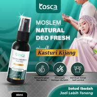 Natural Deodorant Spray 60ml Tosca Deodorant Moslem Tawas Cair Ampuh Mencegah Bau Ketiak