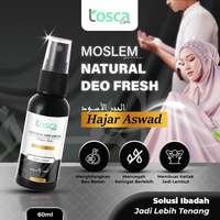 Natural Deodorant Spray 60ml Tosca Deodorant Moslem Tawas Cair Ampuh Mencegah Bau Ketiak