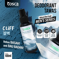 TOSCA Natural Deodorant Spray 100ml Deo Fresh Man Deodorant Tawas Cair Khusus Pria Ampuh Hilangkan Bau Ketiak