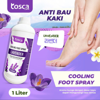 TOSCA Cooling Foot Spray Deodorant Kaki Penghilang Bau Kaki Refill 1 Liter