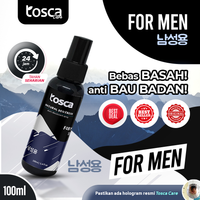 Natural Deodorant Spray Tosca 100ml For Men deodorant tawas alami pria