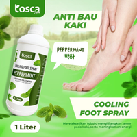TOSCA Cooling Foot Spray Deodorant Kaki Penghilang Bau Kaki Refill 1 Liter