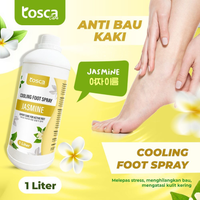 TOSCA Cooling Foot Spray Deodorant Kaki Penghilang Bau Kaki Refill 1 Liter