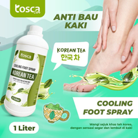 TOSCA Cooling Foot Spray Deodorant Kaki Penghilang Bau Kaki Refill 1 Liter