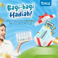 TOSCA Paket 5pcs Deodorant Spray Men Series Free Pouch 30ml