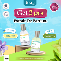 [Bundle Get 2pcs] TOSCA Scent - Parfum Wanita Tahan Lama Extrait de Parfum