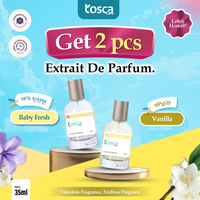 [Bundle Get 2pcs] TOSCA Scent - Parfum Wanita Tahan Lama Extrait de Parfum