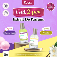 [Bundle Get 2pcs] TOSCA Scent - Parfum Wanita Tahan Lama Extrait de Parfum