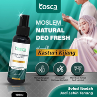 Natural Deodorant Spray 100ml Tosca Deodorant Moslem Series Tawas Cair Ampuh Mencegah Bau Ketiak
