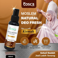 Natural Deodorant Spray 100ml Tosca Deodorant Moslem Series Tawas Cair Ampuh Mencegah Bau Ketiak