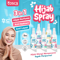 Hijab Spray TOSCA Anti Leyot Parfum Pewangi Jilbab Kerudung Anti Lepek 100ml