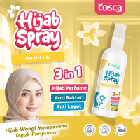 Hijab Spray TOSCA Anti Leyot Parfum Pewangi Jilbab Kerudung Anti Lepek 100ml