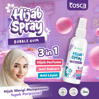 Hijab Spray TOSCA Anti Leyot Parfum Pewangi Jilbab Kerudung Anti Lepek 100ml