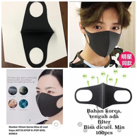 MASKER KOREA PITTA KW PENUTUP MULUT HIDUNG FLU ASAP DEBU POLUSI