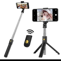 SELFIE STICK TONGSIS WITH BLUETOOTH TRIPOD STANDING K07