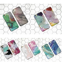 VIVO V15 SOFTCASE PAINTING MARBLE GLITER FULL GLOSSY