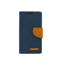 Vivo Z1 Pro Flip Cover Case Canvas Dompet Buka Tutup