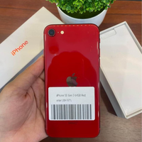 iPhone SE Gen 3 64Gb red garansi eks inter