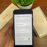 iPhone SE Gen 3 64Gb red garansi eks inter