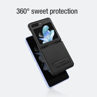 Case Samsung Z Flip 5 5G Nillkin Qin Leather Flip Casing
