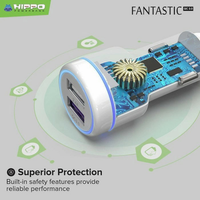 Hippo Fantastic QC Car Charger Mobil 30W Quick Charging 3.0