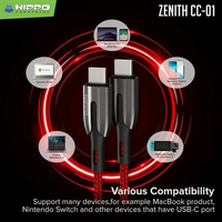 Hippo Zenith CC-01 Kabel PD USB Type C To USB Type C 60W