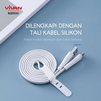 Kabel Data Vivan SM200s 2A Android Micro USB 200cm
