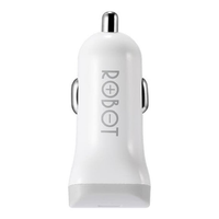 Saver Robot Fast Charger RTC06 2.4A Car charger Mobil 2 USB RT-C06 ORIGINAL WOOK