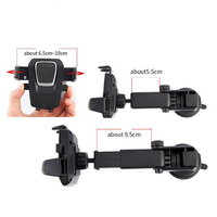 Holder Mobil Jepit HD-09 Long Neck Phone car holder 360 degree rotation HD09