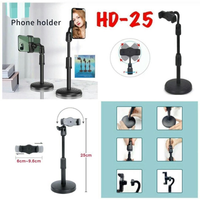 Holder HD25 Standing Phone Bracket Tiang Folding HP Stand Universal HD-25