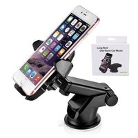 Holder Mobil Jepit HD-09 Long Neck Phone car holder 360 degree rotation HD09