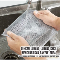 (SP) Isi 5 Pcs KAIN LAP DAPUR KAWAT CUCI PIRING SERBAGUNA PEMBERSIH NODA MEMBANDEL
