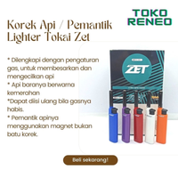 (SP) Korek Api Kompor ZET TOKAI Mancus Gas Pemantik Bara Anti Angin / Windproof Lighter Bisa isi ulang