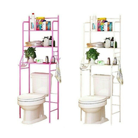 (SP) Rak Toilet Besi Serbaguna / Organizer WC Tissue Sabun Kloset Kamar Mandi / Shenar