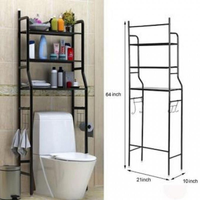 (SP) Rak Toilet Besi Serbaguna / Organizer WC Tissue Sabun Kloset Kamar Mandi / Shenar