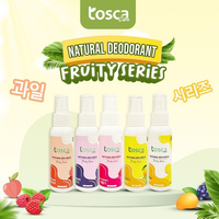 Natural Deodorant Spray 100 ml Tawas Cair Tosca deodoran alami Fruity