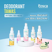 Deodorant Tawas Spray Tosca Deodorant Ampuh Mencegah Bau Ketiak dan Badan Non Alkohol 100ml
