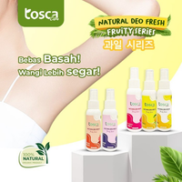 Natural Deodorant Spray 100 ml Tawas Cair Tosca deodoran alami Fruity