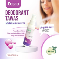 Deodorant Tawas Spray Tosca Deodorant Ampuh Mencegah Bau Ketiak dan Badan Non Alkohol 100ml