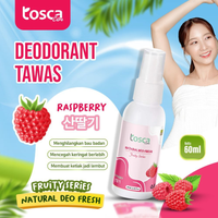 Natural Deodorant Spray 60ml Tosca Deodorant Fruity Tawas Cair Ampuh Mencegah Bau Ketiak