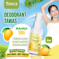 Natural Deodorant Spray 60ml Tosca Deodorant Fruity Tawas Cair Ampuh Mencegah Bau Ketiak