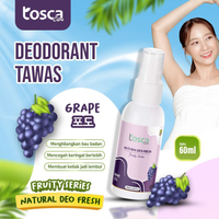 Natural Deodorant Spray 60ml Tosca Deodorant Fruity Tawas Cair Ampuh Mencegah Bau Ketiak