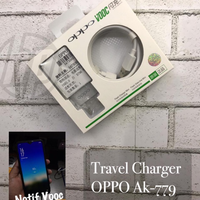 Charger ORI Oppo F9 F3 R9 Ak 779 Vooc 4A Fast Charging/Travel Charger