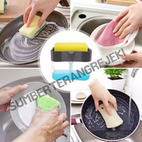 Dispenser Sabun Cuci Piring (free spons kuning hijau)